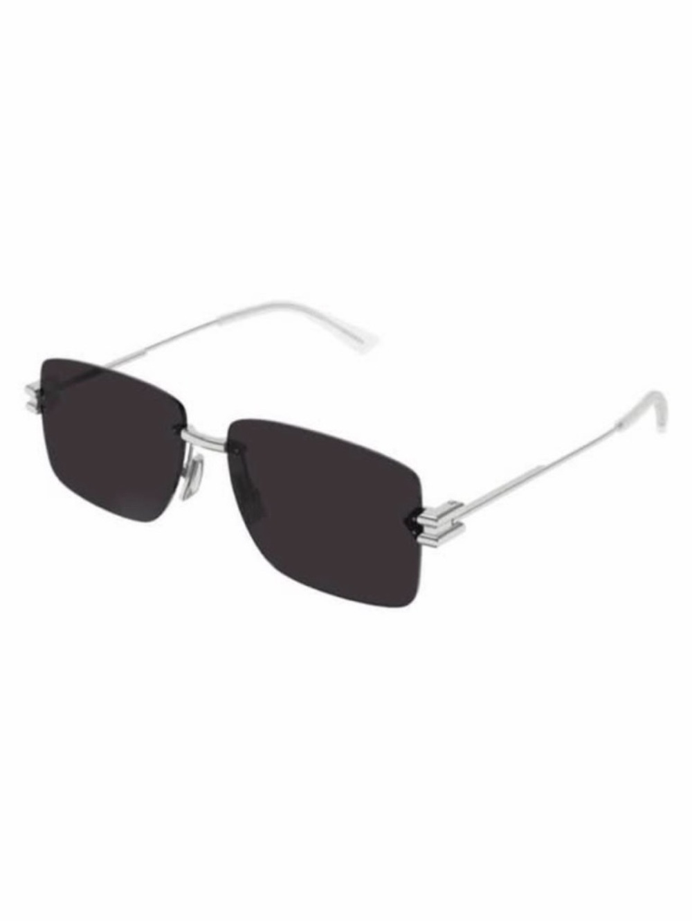 Rimless Bottega Veneta Square Sunglasses